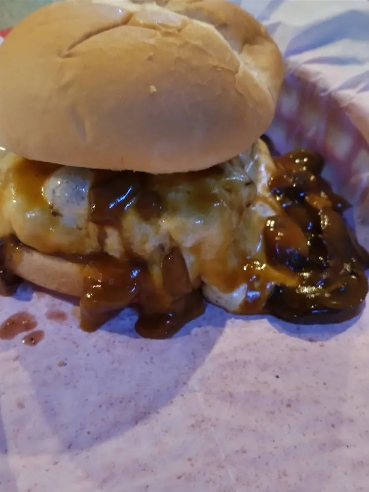 Mushroom & Swiss Burger